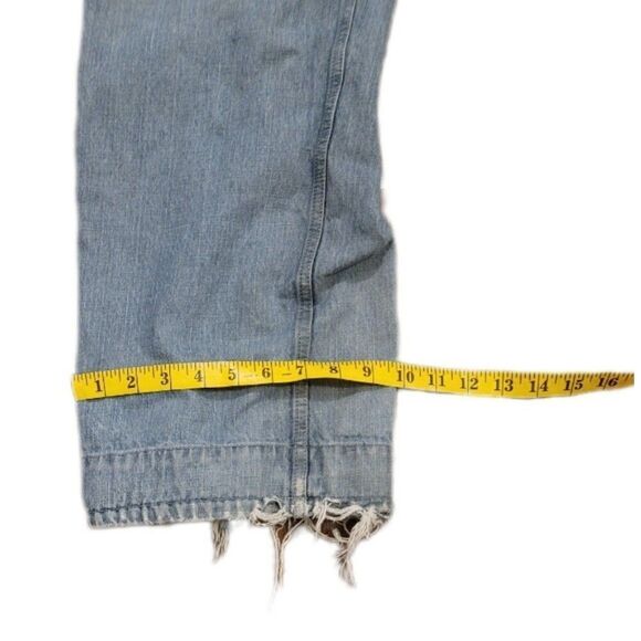 Vintage Grunge Y2k Enyce Mens 40x32 Denim Wide Leg Jeans - Picture 6 of 7